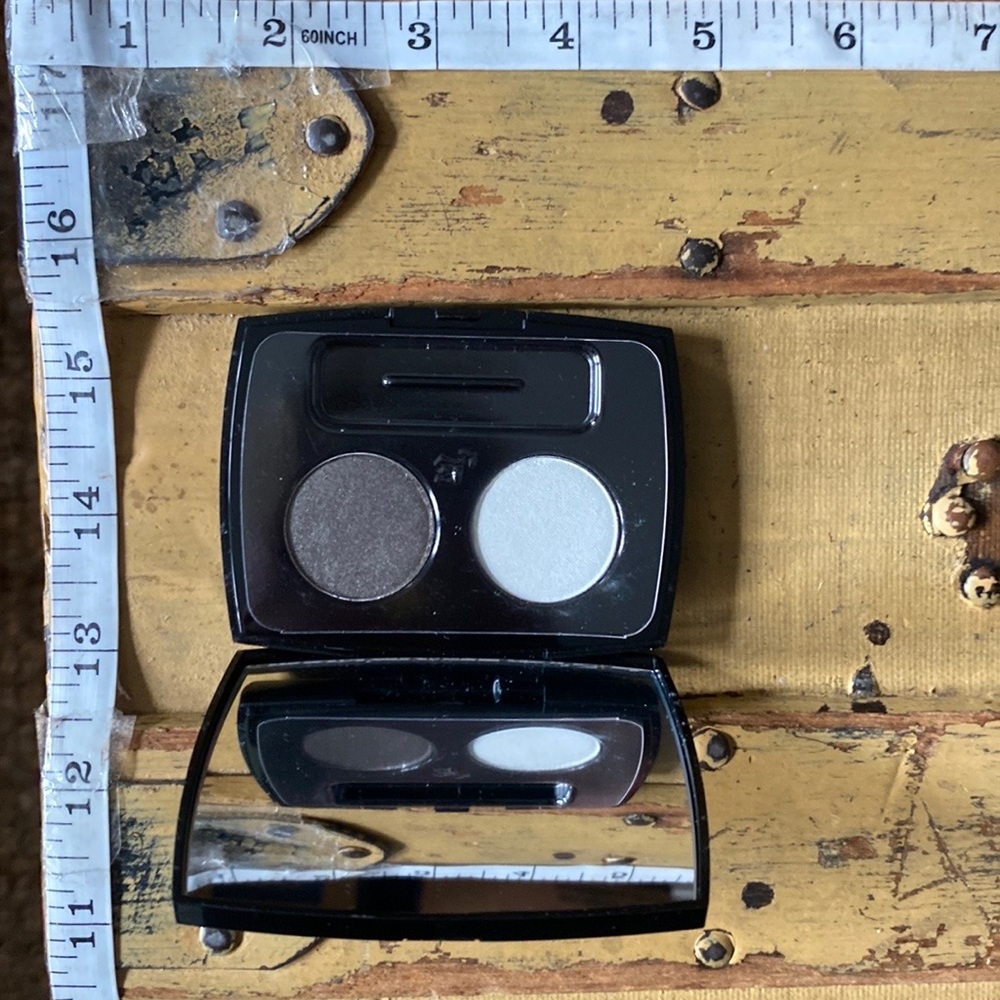 LANCOME COLOR DESIGN SENSATIONAL EFFECTS EYE SHADOW DUO SPARKLING GREY
